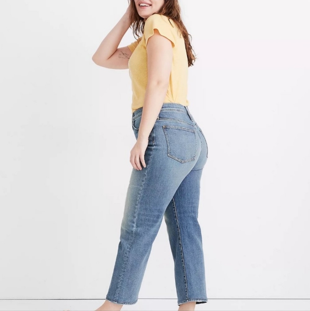 Madewell | Slim Wide-Leg Crop Jeans in Reggie Wash Size 36 Style AJ210